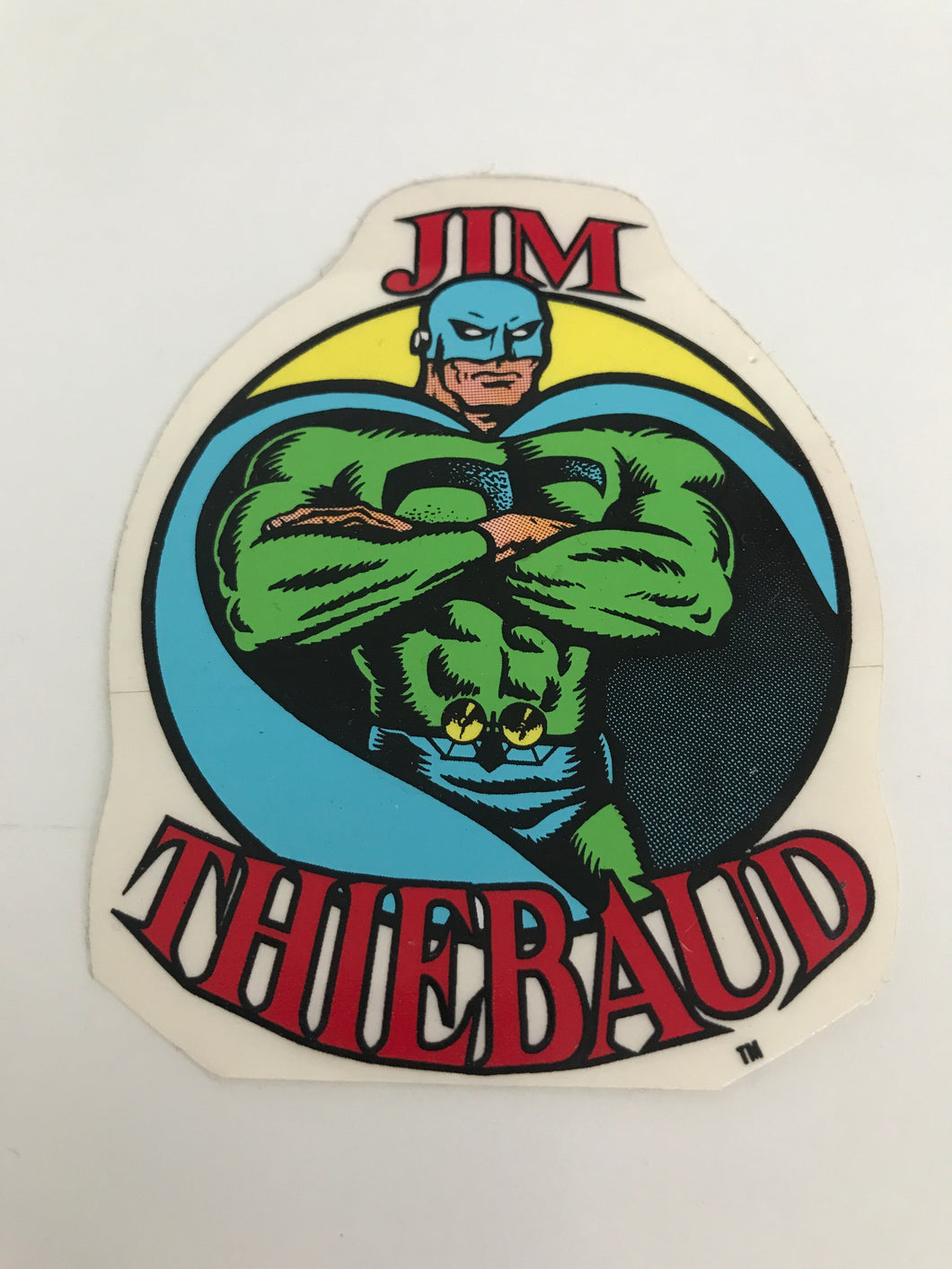 Vintage skateboard SMA Jim Thiebaud sticker