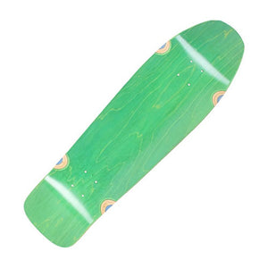 Skateboard Deck vintage shape "green dog punk nose" 9.25