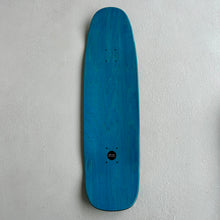 shaped Skateboard Deck 9.125 inch "Blue Bomber"