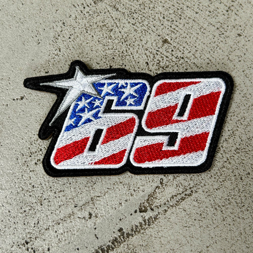 No. 69 racing patch