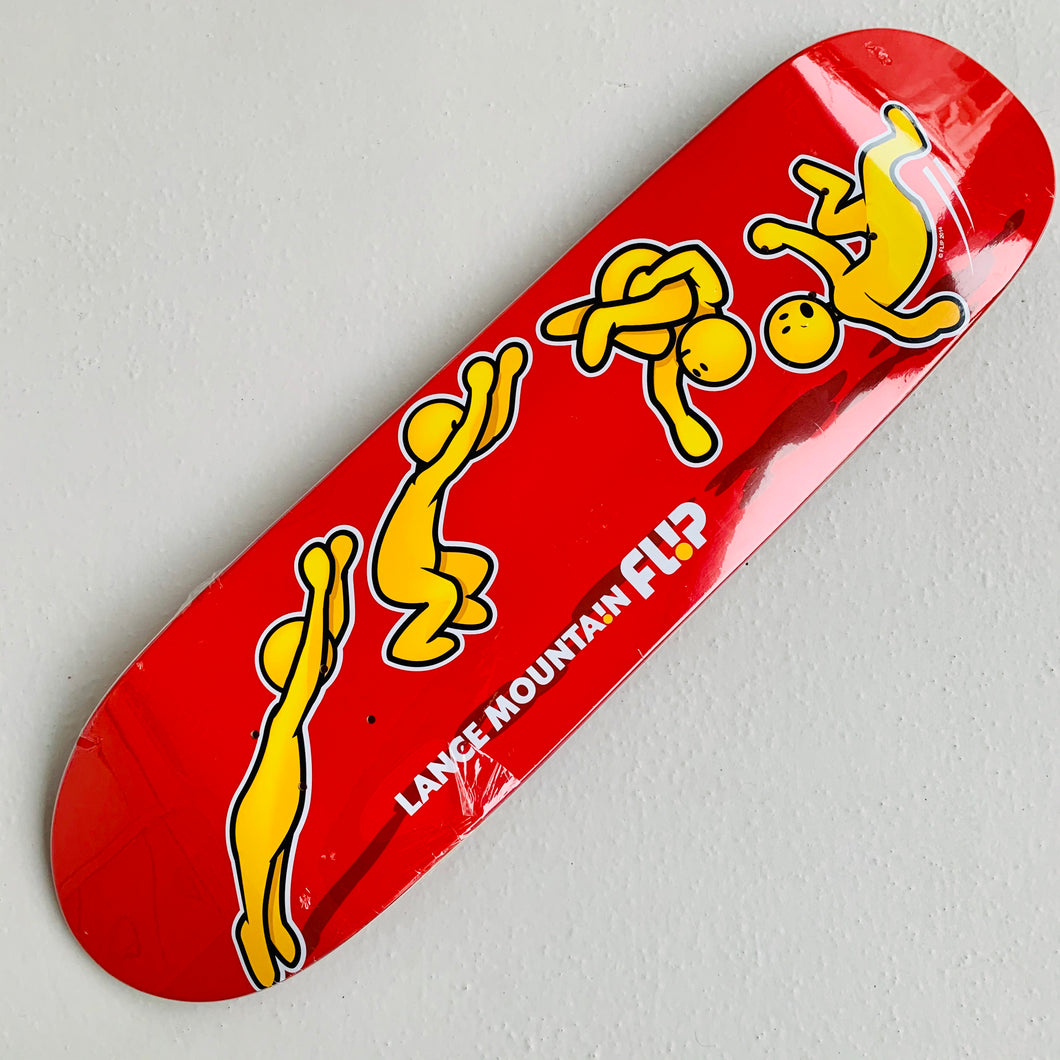 Skateboard Deck Flip Lance Mountain Dough Boy 2014 8.63 rot