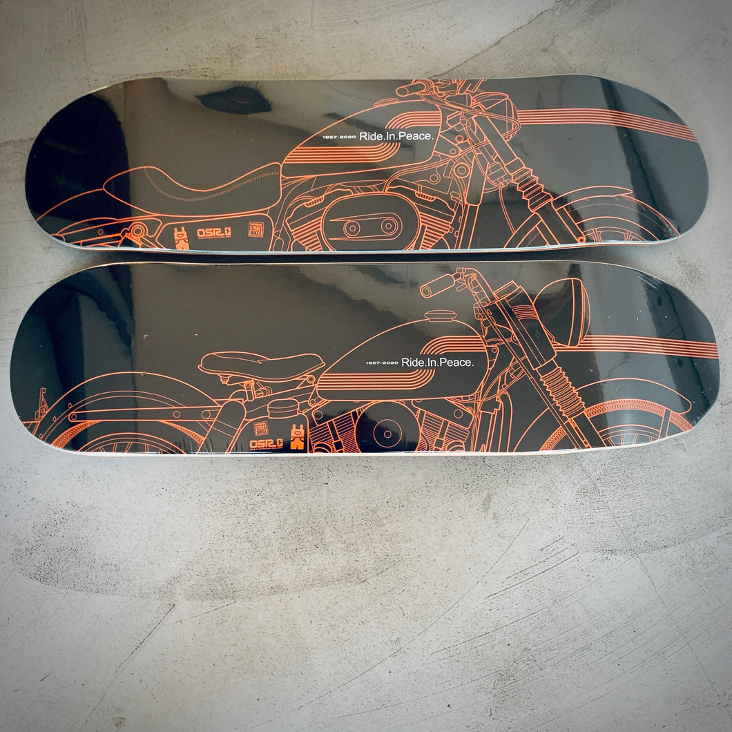 OSR x InMaxWeTrust RIP HD-Sportster Skateboard Deck Series Pack 2 Decks