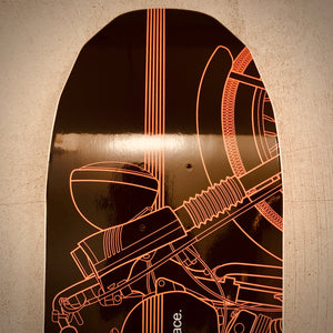 OSR x InMaxWeTrust RIP HD-Sportster Skateboard oldschool Shaped Deck Pool 8.6