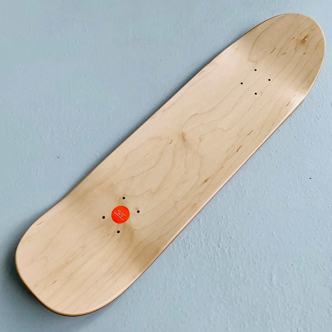 Skateboard Deck Pool bomb shape 