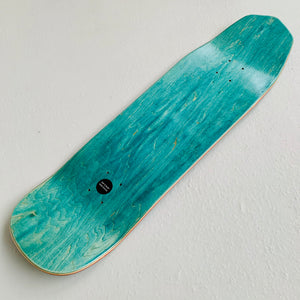 Blank shaped Skateboard Deck 8.8 inch "Green Rocket"