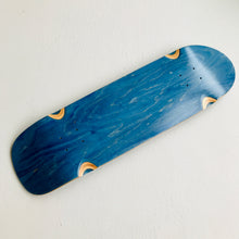 Skateboard Deck Pool bomb shape "blue bomber" 9.0