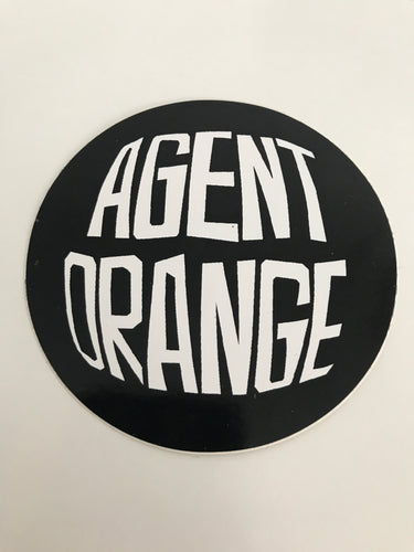 Vintage skateboard Agent Orange sticker