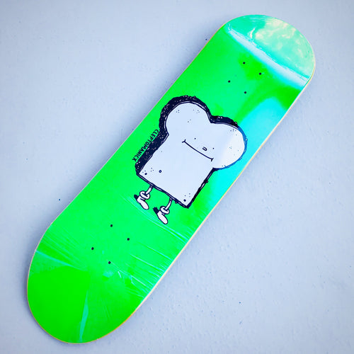 Skateboard Deck cleptomanicx toastbrot 9.0