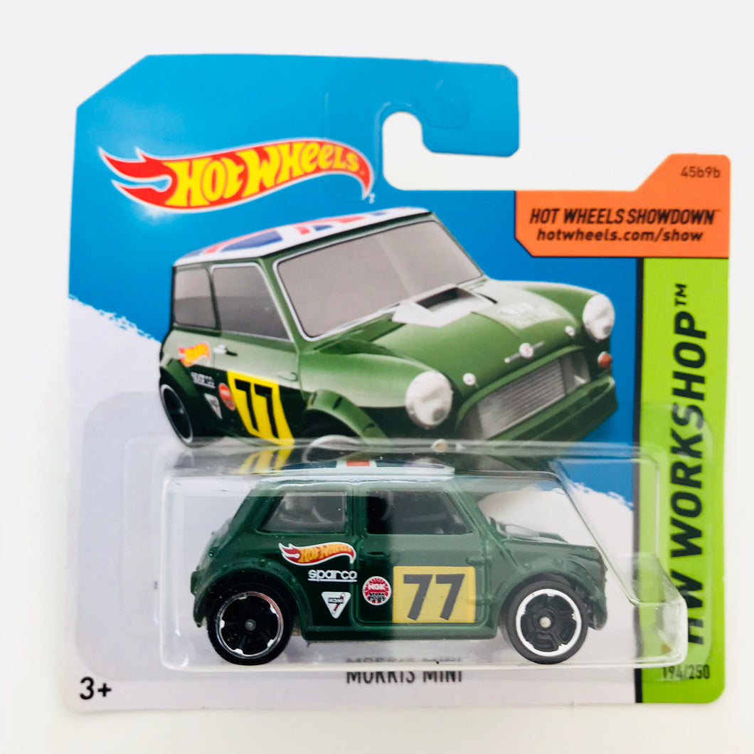 Hot Wheels 2014 Morris Mini Racing Green