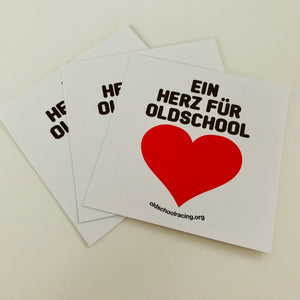 OSR Ein Herz für Oldschool Sticker pack "medium" 7 cm