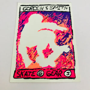 Vintage skateboard Gordon & Smith G&S Skate Gear sticker