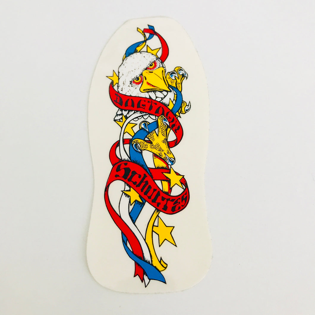 Vintage skateboard DogTown John Schultes sticker