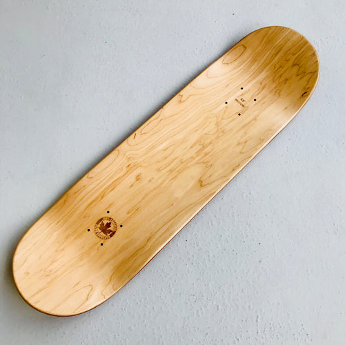 Skateboard Deck blank wood, fette 9.0