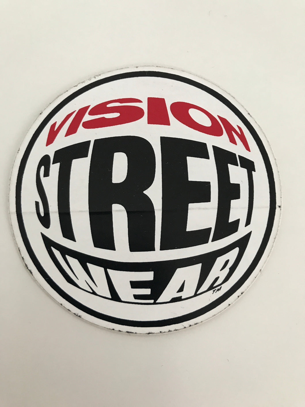 Vintage skateboard Vision Street Wear Logo sticker